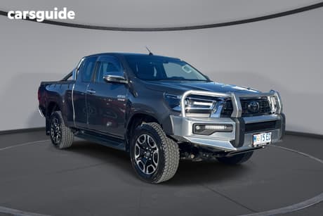 Grey 2021 Toyota Hilux X Cab Pickup Sr5 (4X4)