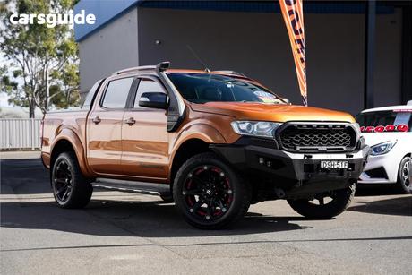 Orange 2017 Ford Ranger Dual Cab Pick-up Wildtrak 3.2 (4X4)