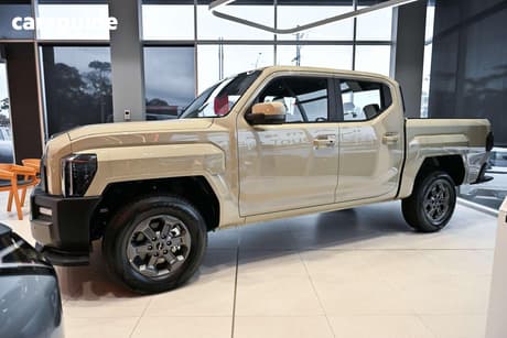 Beige 2025 Kia Tasman Double Cab Pick Up Sx (4X4) (Std) Black Fender