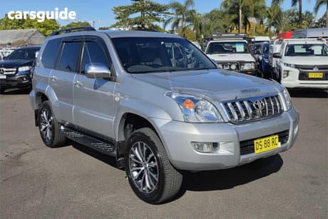 Silver 2007 Toyota Landcruiser Prado Wagon Vx (4X4)
