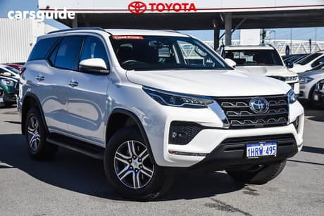 White 2022 Toyota Fortuner Wagon Gxl