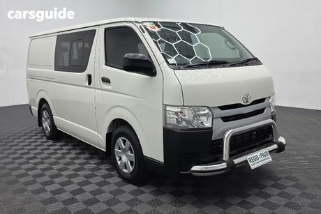 White 2017 Toyota HiAce Van Lwb Crew