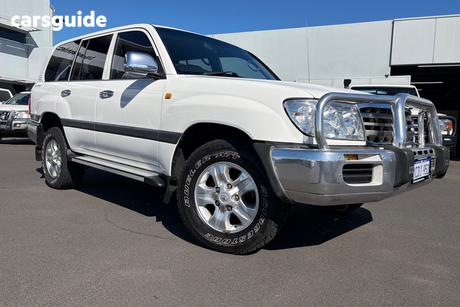 White 2005 Toyota Landcruiser Wagon Gxl (4X4)