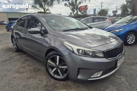 Grey 2017 Kia Cerato Sedan Sport