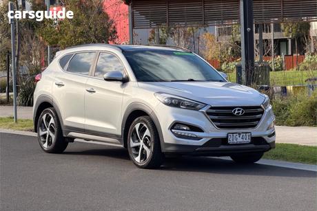 Silver 2015 Hyundai Tucson Wagon Highlander (Awd)