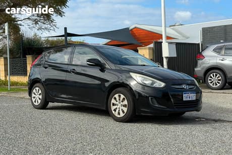 Black 2016 Hyundai Accent Hatchback Active