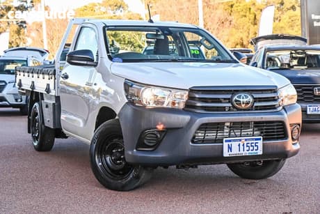 White 2021 Toyota Hilux Cab Chassis Workmate