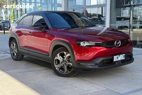 Red 2021 Mazda MX-30 Wagon G20E Astina Mhev
