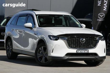 White 2025 Mazda CX-80 Wagon D50E Touring