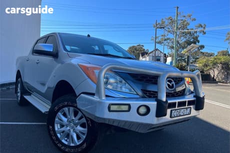 Silver 2013 Mazda BT-50 Dual Cab Utility Xtr (4X4)