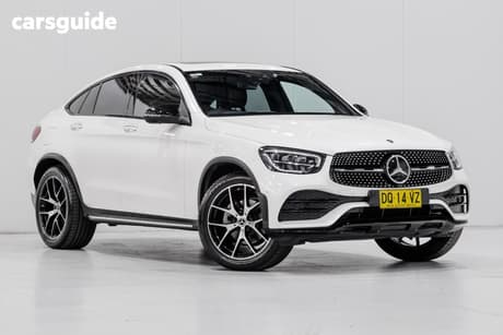 White 2022 Mercedes-Benz GLC300 Coupe 4Matic