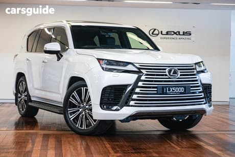 White 2025 Lexus LX500D Wagon