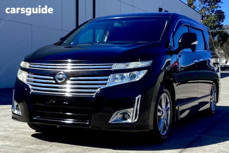 Black 2011 Nissan Elgrand Commercial