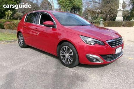Red 2014 Peugeot 308 Hatchback Allure