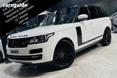 White 2015 Land Rover Range Rover SUV TDV6 VOGUE 4X4