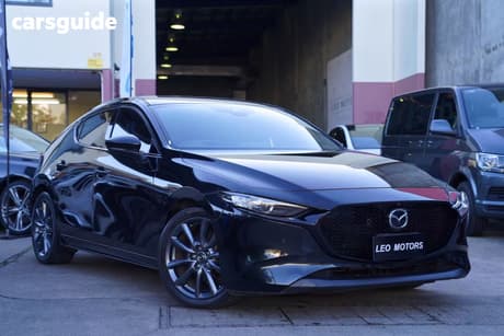 Black 2020 Mazda 3 Hatchback G25 Gt