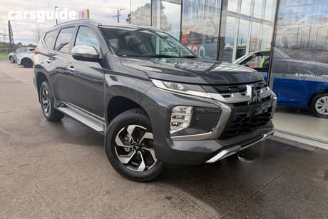 Grey 2024 Mitsubishi Pajero Sport Wagon Gsr (4Wd) 7 Seat