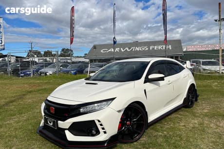 White 2019 Honda Civic Hatchback Type R