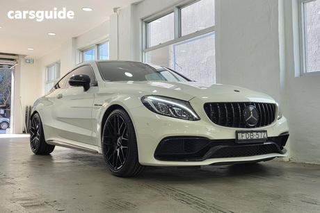 White 2017 Mercedes-Benz C63 Coupe S