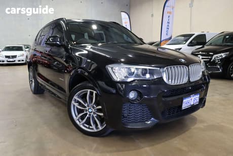Black 2015 BMW X3 Wagon Xdrive 28I