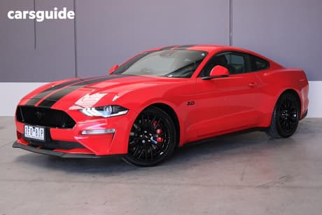 Red 2019 Ford Mustang Coupe Fastback Gt 5.0 V8