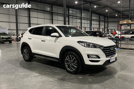 White 2020 Hyundai Tucson Wagon Elite (2Wd)