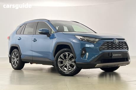 Blue 2022 Toyota RAV4 Wagon Gxl (Awd) Hybrid