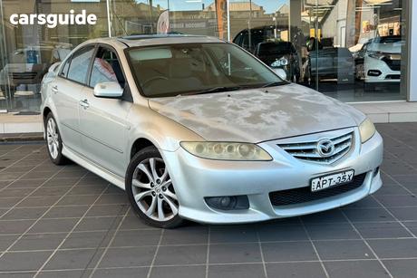 Silver 2003 Mazda 6 Hatchback Luxury Sports