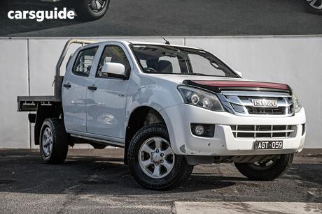 White 2016 Isuzu D-MAX Crew Cab Utility Sx Hi-Ride (4X2)