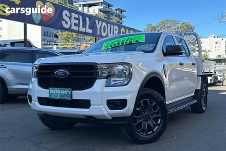 White 2022 Ford Ranger Double Cab Chassis Xl 2.0 Hi-Rider (4X2)