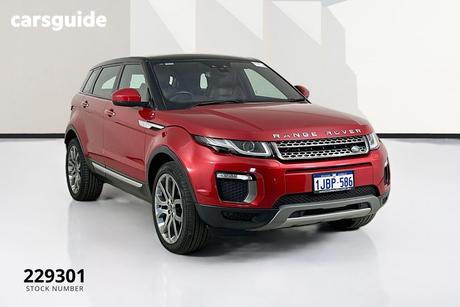 Red 2016 Land Rover Range Rover Evoque Wagon Td4 180 Hse