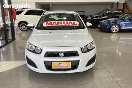 White 2013 Holden Barina Hatchback Cd