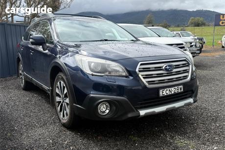 Blue 2016 Subaru Outback Wagon 2.0D Premium
