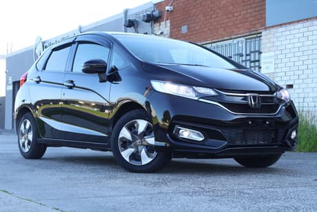 Black 2019 Honda Fit Hatch (HYBRID) F GP5