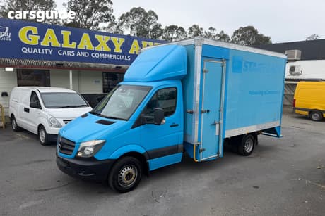 Blue 2018 Mercedes-Benz Sprinter Ute Tray