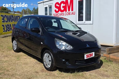 Black 2015 Mitsubishi Mirage Hatchback Es