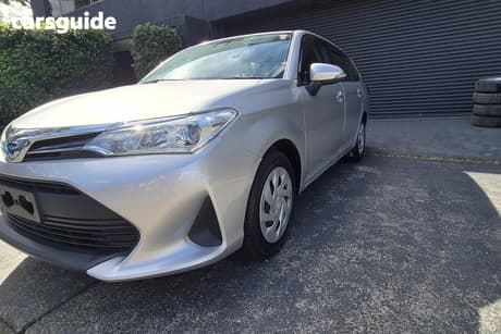 Silver 2020 Toyota Corolla SUV FIELDER HYBRID EX