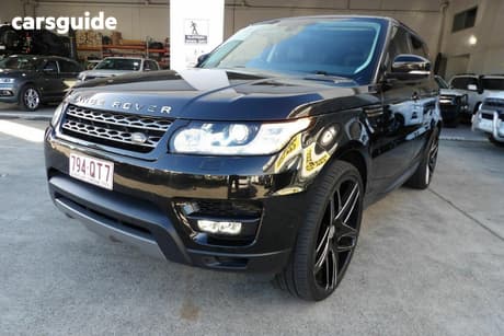 Black 2016 Land Rover Range Rover Sport Wagon 3.0 Tdv6 Se