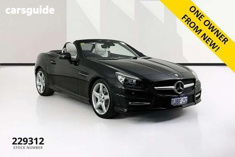 Black 2015 Mercedes-Benz SLK250 Convertible 250