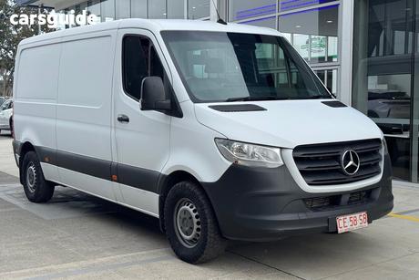 White 2019 Mercedes-Benz Sprinter Van 311Cdi Vs30 Mwb Fwd High Roof