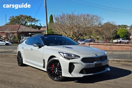 Grey 2017 Kia Stinger Sedan Gt (Black Leather)