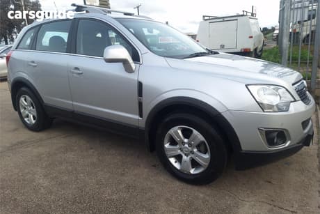 Silver 2013 Holden Captiva Wagon 5 (4X4)