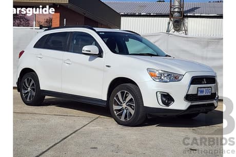 White 2014 Mitsubishi ASX Wagon Ls (4Wd)