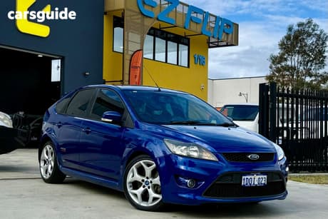 Blue 2010 Ford Focus Hatchback Xr5 Turbo