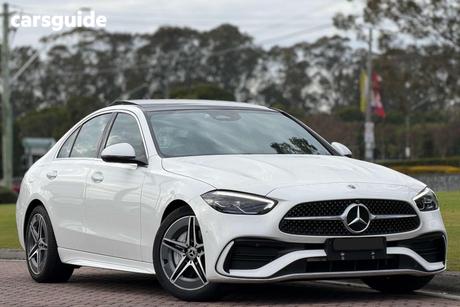 White 2022 Mercedes-Benz C200 Sedan Edition C Mhev