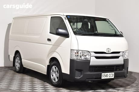 White 2017 Toyota HiAce Van Lwb