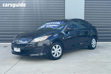 Black 2010 Mazda 3 Sedan Neo