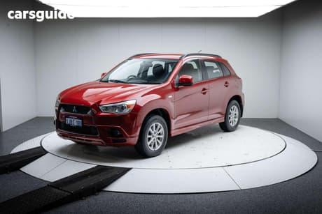 Red 2010 Mitsubishi ASX Wagon (2Wd)