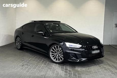 Black 2022 Audi A5 Sportback 40 Tfsi S Line Mhev
