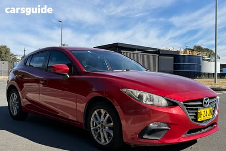 Red 2015 Mazda 3 Hatchback Neo